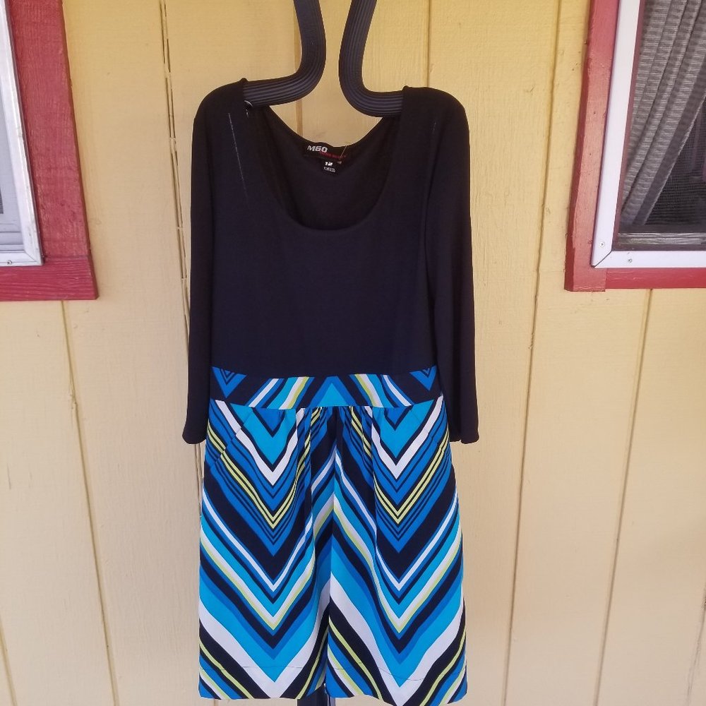 A-LINE MULTI - COLOR DRESS